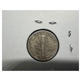 1942 D Silver Mercury Dime