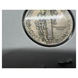 1942 D Silver Mercury Dime