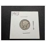 1943 Silver Mercury Dime