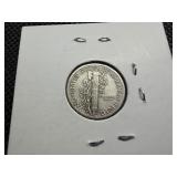 1943 S Silver Mercury Dime