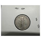 1943 S Silver Mercury Dime