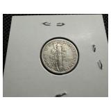 1943 S Silver Mercury Dime