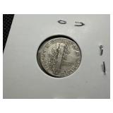 1944 Silver Mercury Dime