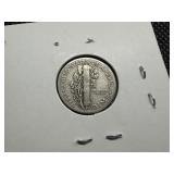 1944 D Silver Mercury Dime