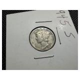 1945 S Silver Mercury Dime