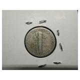 1945 S Silver Mercury Dime