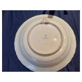 Self-Portrait of Rembrandt - Blue and White Royal Delft Wall Charger 16.5'