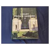 Luxury Private Gardens Hard Cover Book.  Beautiful Coffee Table Book.