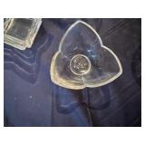 Set of Crystal Flower Shaped Gelato Bowls