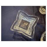 Set of Crystal Flower Shaped Gelato Bowls