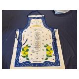 Napkins and Limocello Apron