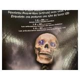 Two Pose-N-Stay Skeleton's with LED Eyes 60' Tall