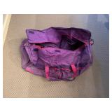 Dakota Multi Pocket Travel Bag and Purple/Pink Duffle Bag