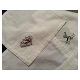 Pottery Barn Whimsical Penguin Napkins (Set of 7-White)