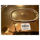 Marble Cheese Board, 8 Gold Colored Small Platters, Two Matching Gold Rimmed Serving Bowls) Never Used