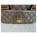 Marc Jacobs Ursala Bronze Quilted Leather Shoulder Bag in Very Good Condition