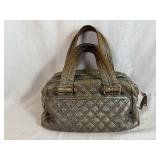 Marc Jacobs Ursala Bronze Quilted Leather Shoulder Bag in Very Good Condition