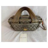 Marc Jacobs Ursala Bronze Quilted Leather Shoulder Bag in Very Good Condition