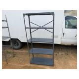 Lightweight Metal Shelf 36' Wide x 15 1/2' Deep x 73' Tall
