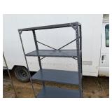 Lightweight Metal Shelf 36' Wide x 15 1/2' Deep x 73' Tall