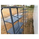 Lightweight Metal Shelf 36' Wide x 15 1/2' Deep x 73' Tall