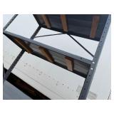 Lightweight Metal Shelf 36' Wide x 15 1/2' Deep x 73' Tall