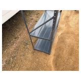 Lightweight Metal Shelf 36' Wide x 15 1/2' Deep x 73' Tall