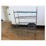 NSX Metro Rack One Damaged Shelf and Top Shelf Need Clips 47' Wide x 18' Deep x 72 1/2' Tall