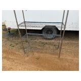 NSX Metro Rack One Damaged Shelf and Top Shelf Need Clips 47' Wide x 18' Deep x 72 1/2' Tall