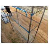 NSX Metro Rack One Damaged Shelf and Top Shelf Need Clips 47' Wide x 18' Deep x 72 1/2' Tall