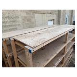 Pair of Wooden Shelves 96' Long x 24' Deep x 72 1/2' Tall