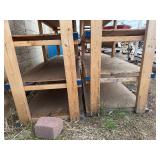 Pair of Wooden Shelves 96' Long x 24' Deep x 72 1/2' Tall