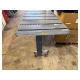 Aluminum Rolling Cart Topped with Industrial Roller Conveyor