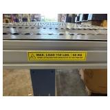 Aluminum Rolling Cart Topped with Industrial Roller Conveyor