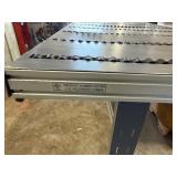Aluminum Rolling Cart Topped with Industrial Roller Conveyor