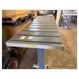 Aluminum Rolling Cart Topped with Industrial Roller Conveyor