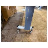 Aluminum Rolling Cart Topped with Industrial Roller Conveyor