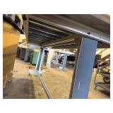 Aluminum Rolling Cart Topped with Industrial Roller Conveyor