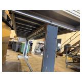 Aluminum Rolling Cart Topped with Industrial Roller Conveyor