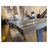 Aluminum Rolling Cart Topped with Industrial Roller Conveyor