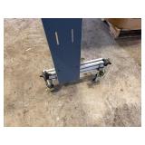 Aluminum Rolling Cart Topped with Industrial Roller Conveyor
