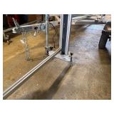 Aluminum Rolling Cart Topped with Industrial Roller Conveyor