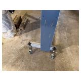 Aluminum Rolling Cart Topped with Industrial Roller Conveyor