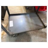 ULine Metal Rolling Cart 24' W x 42' L (to handle) x 34 1/2' T
