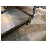 ULine Metal Rolling Cart 24' W x 42' L (to handle) x 34 1/2' T