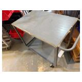 ULine Metal Rolling Cart 24' W x 42' L (to handle) x 34 1/2' T