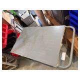 ULine Metal Rolling Cart 24' W x 42' L (to handle) x 34 1/2' T