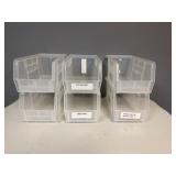 Akro Bins 5 1/2' x 11' x 5' (Qty 6)