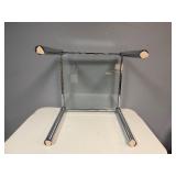 Glass End Table 18' x 18' x 15'