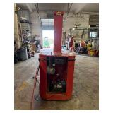Dayton Electric Forklift. 1000 Lb Capacity. Power up and down. Manual push. Model No 1BS60
